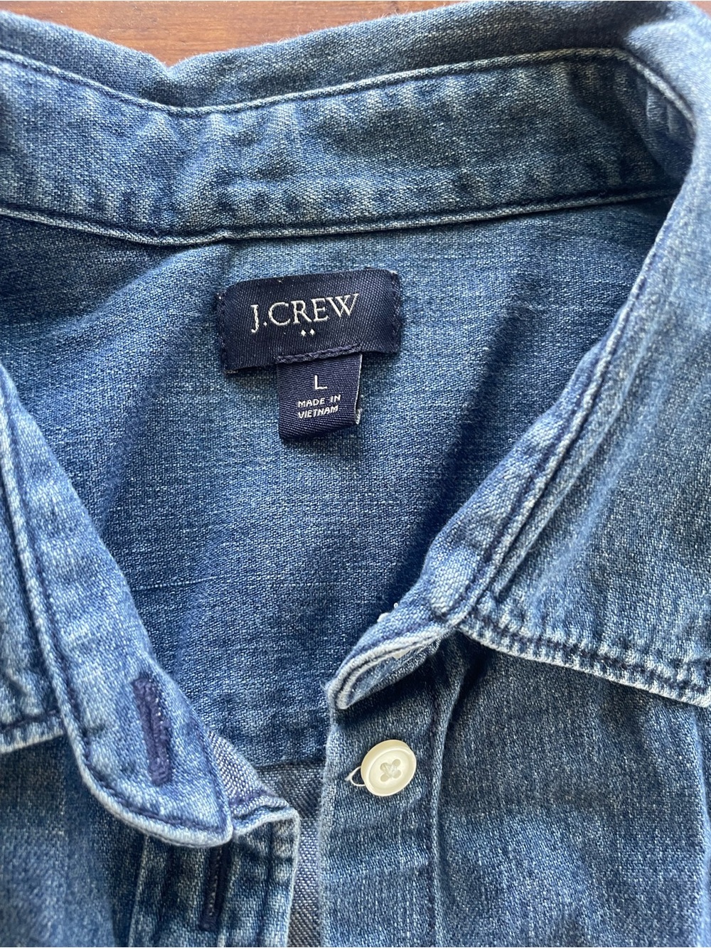 J. Crew Blue Denim Shirt